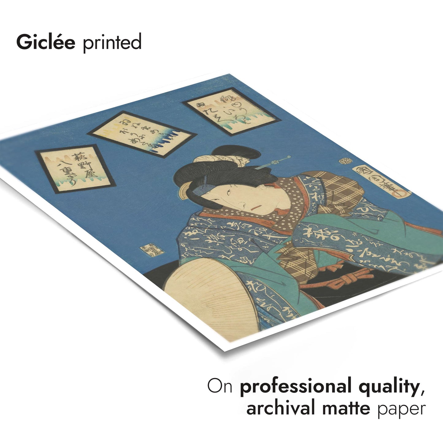 Un acteur en tant que courtisane du Haginoya