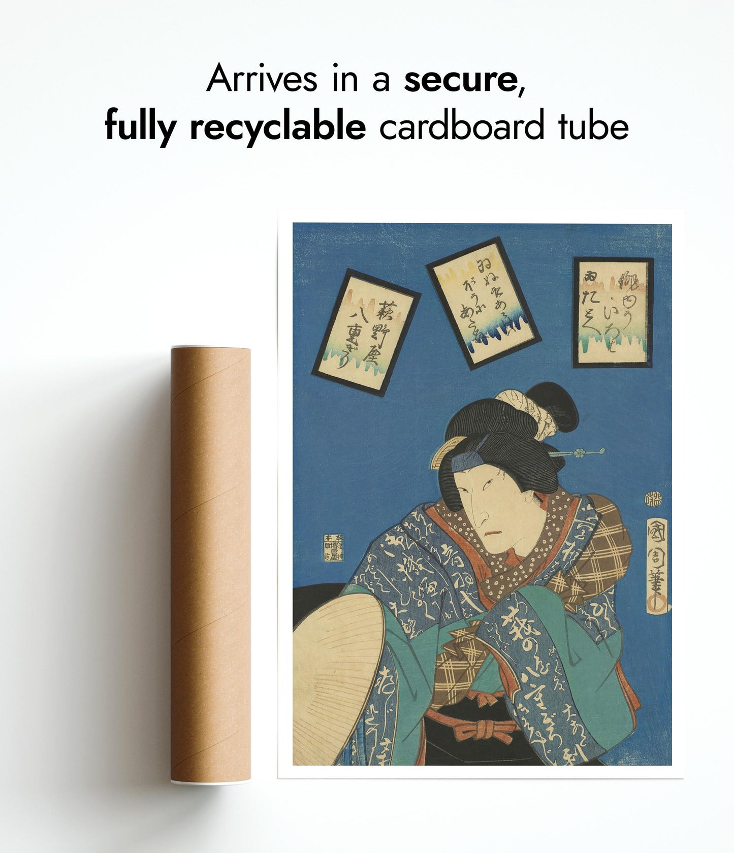 Un acteur en tant que courtisane du Haginoya