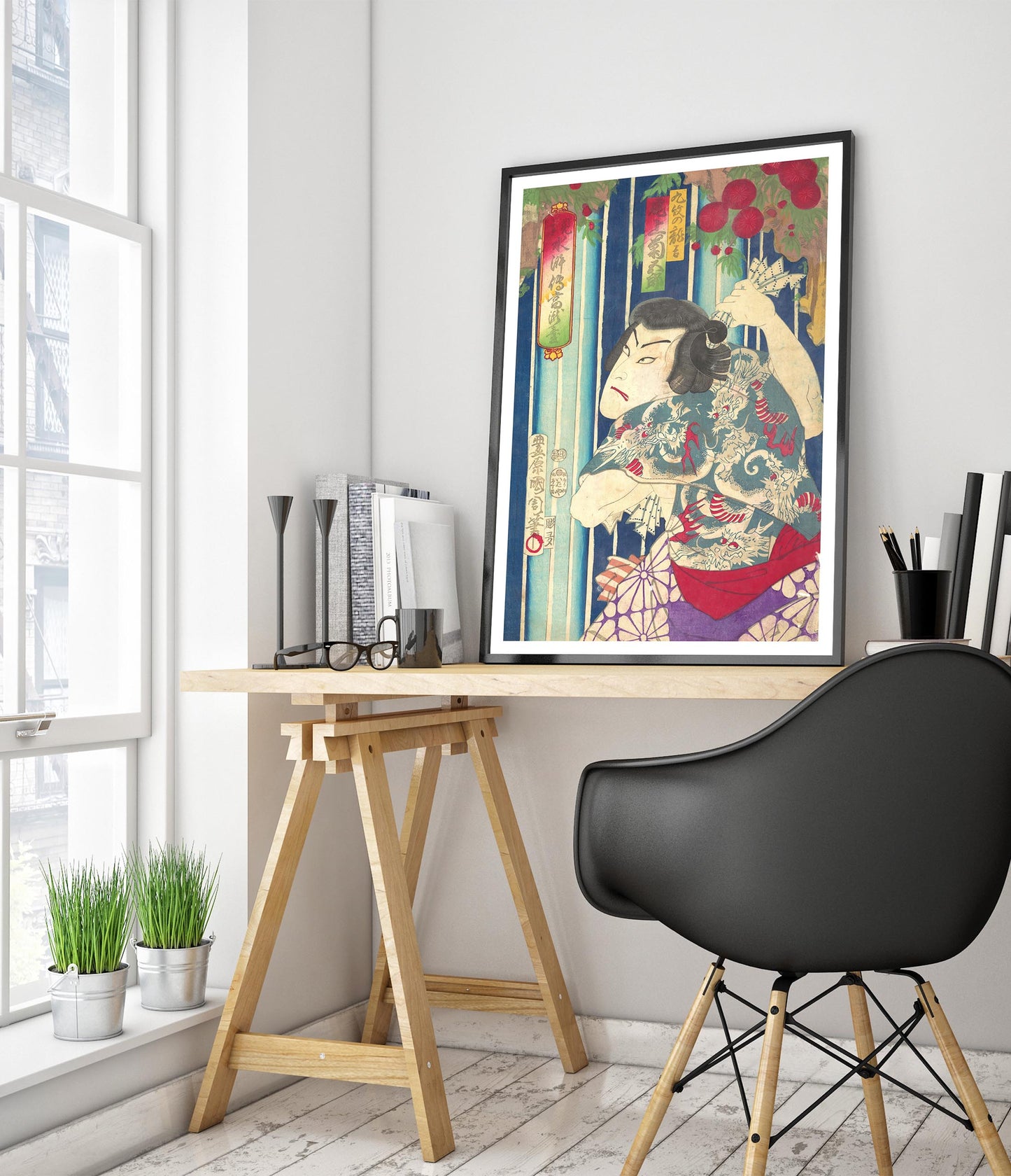 L'acteur Onoe Kikugoro joue le rôle de Kumon no Ryukichi