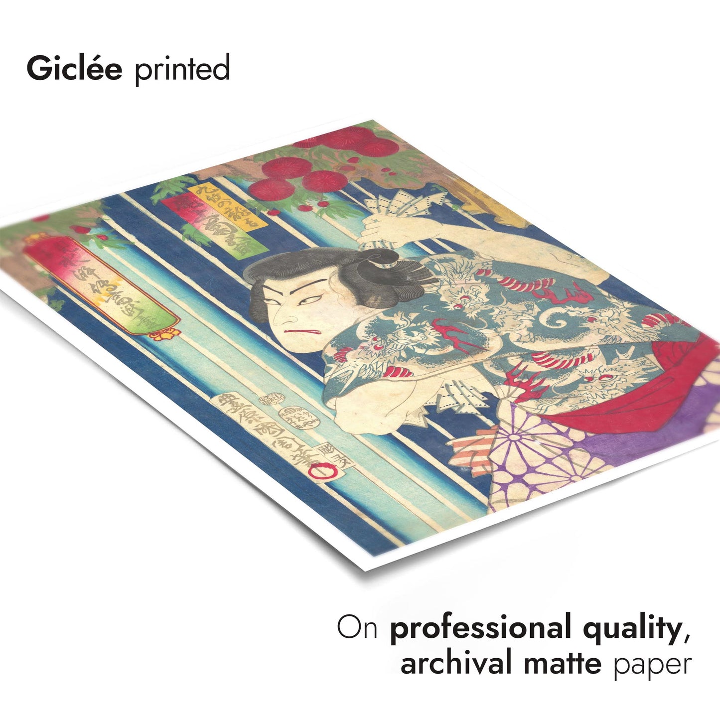 L'acteur Onoe Kikugoro joue le rôle de Kumon no Ryukichi