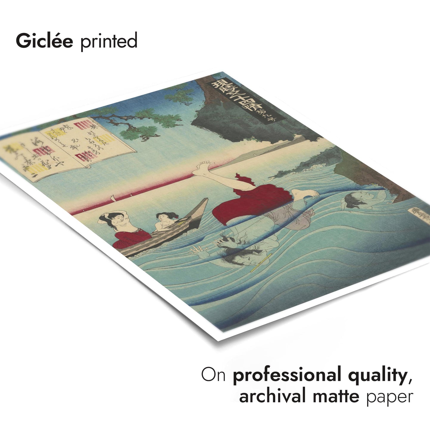 Femmes plongeant pour des coquillages