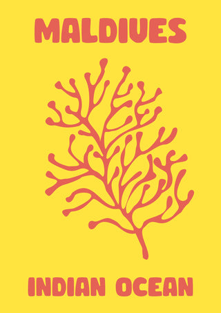 Maldives print