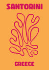 Santorini print