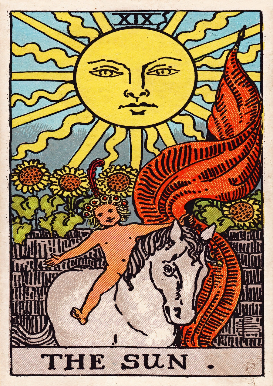 The Sun - Print Only frame