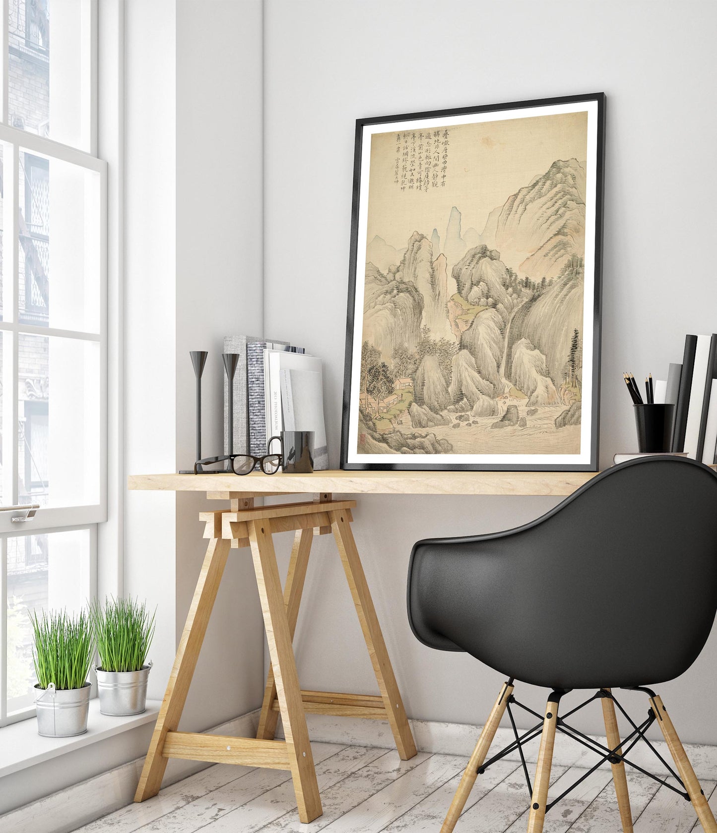 Vikta kullar och lager av toppar