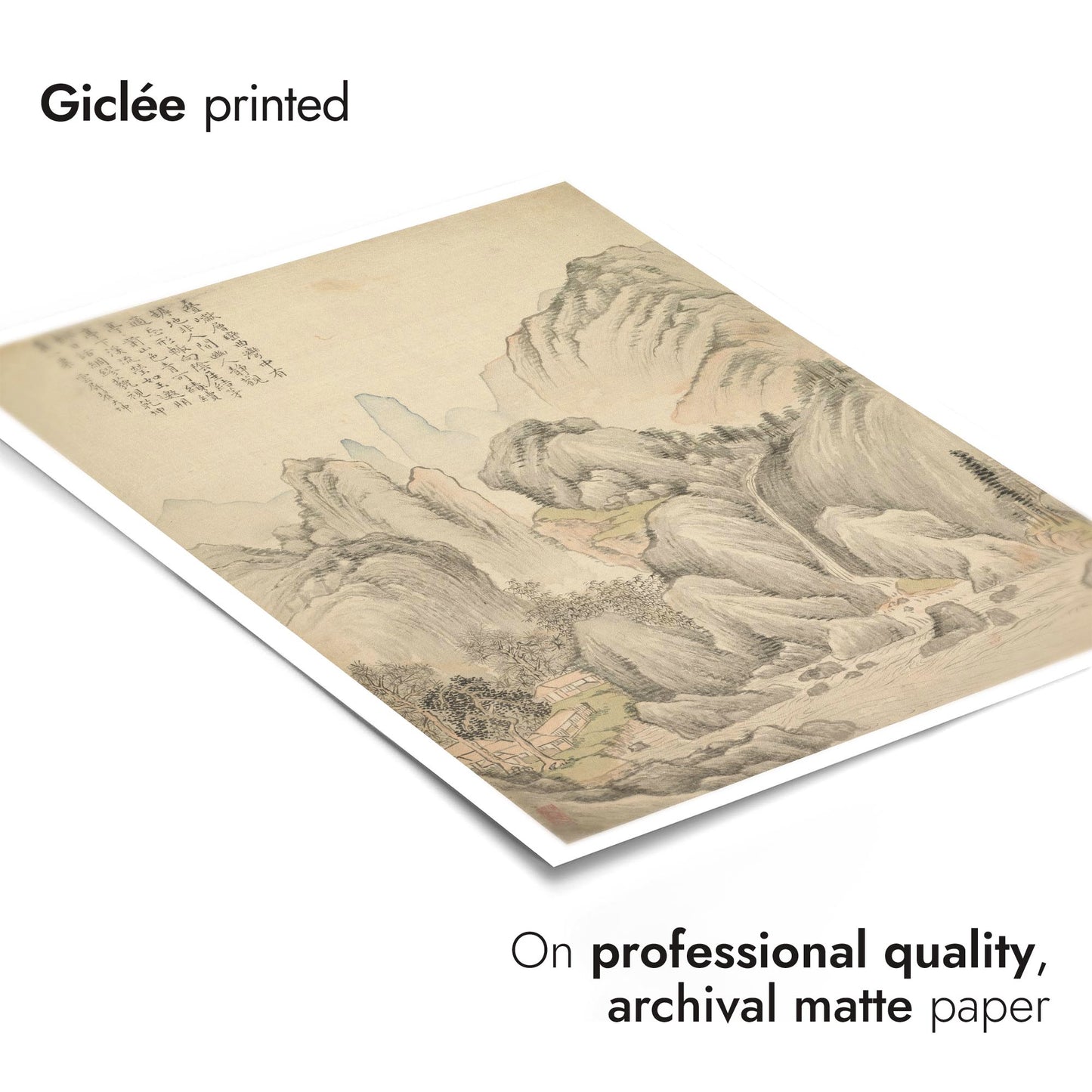 Vikta kullar och lager av toppar