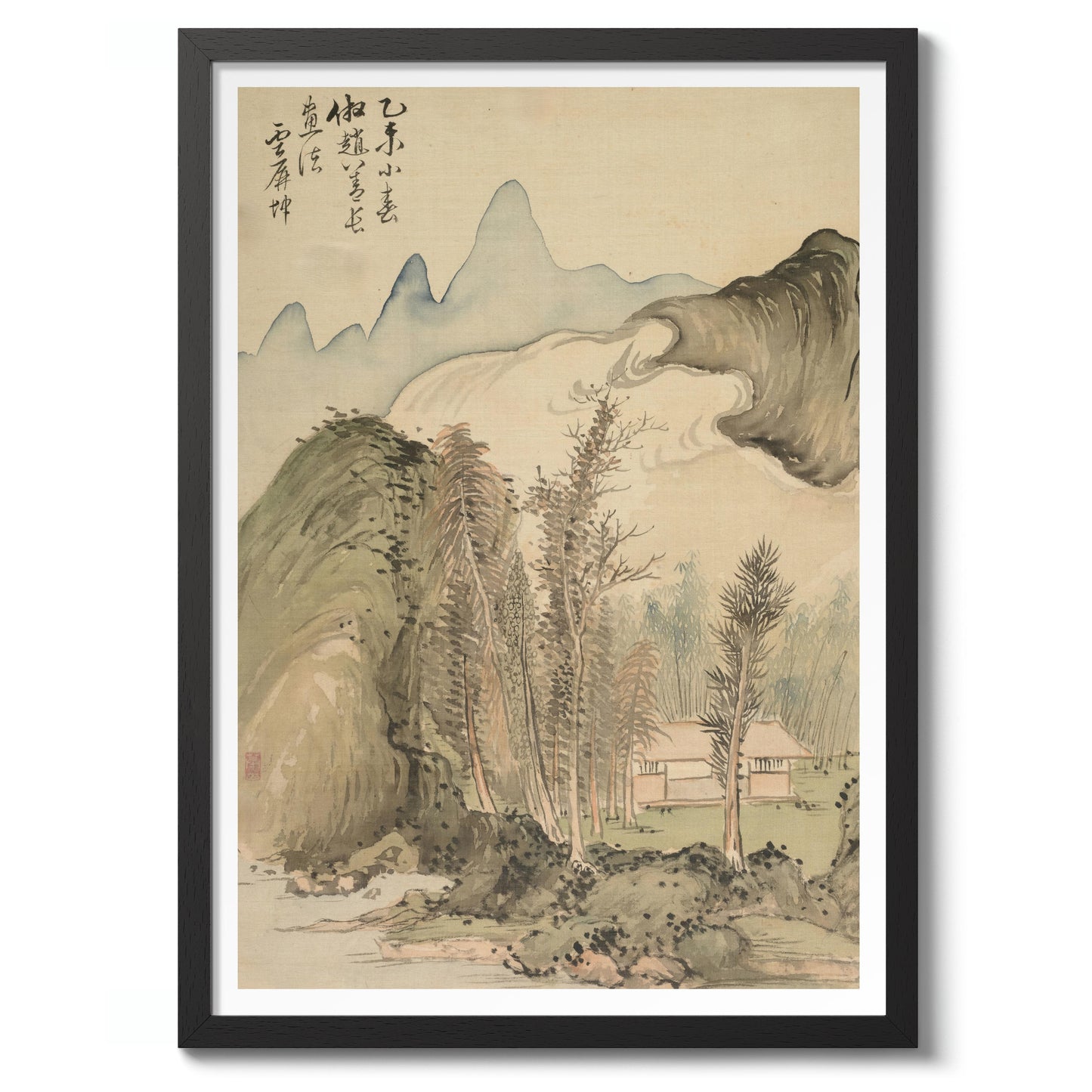 Hut Amidst the Trees