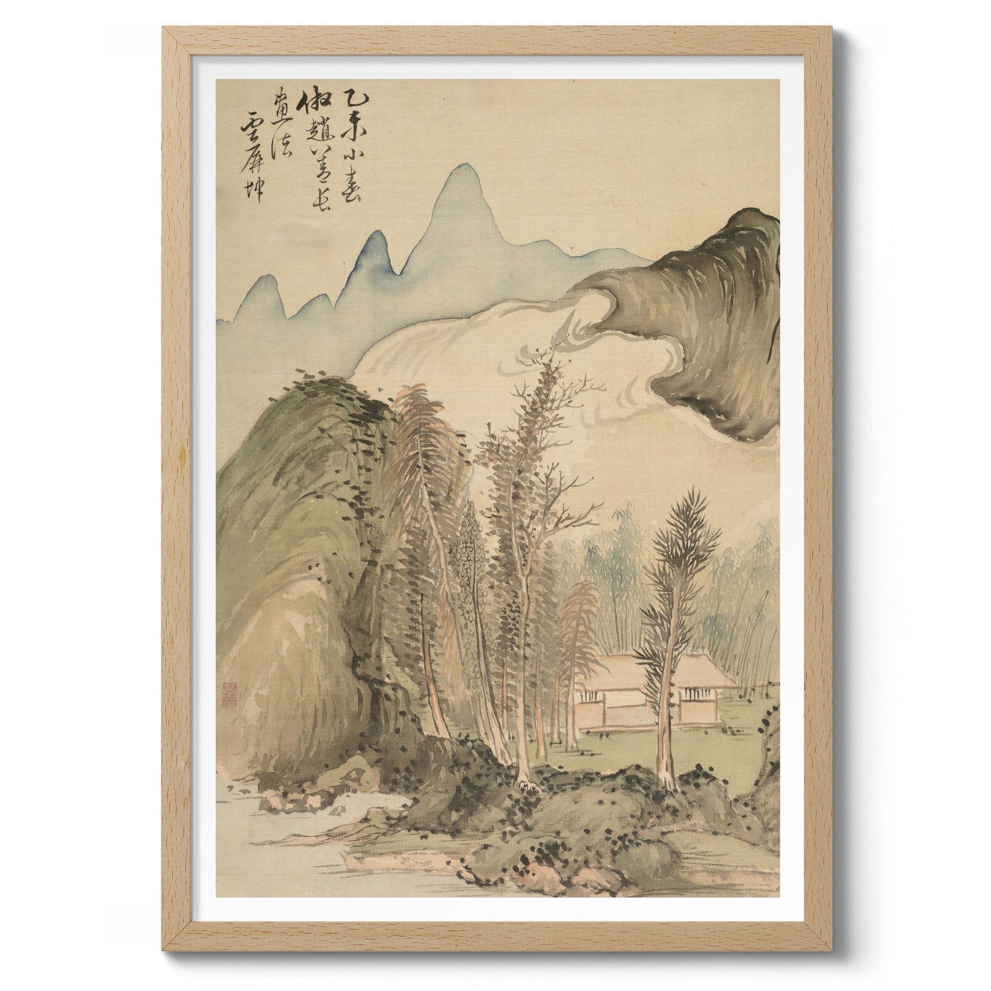 Hut Amidst the Trees