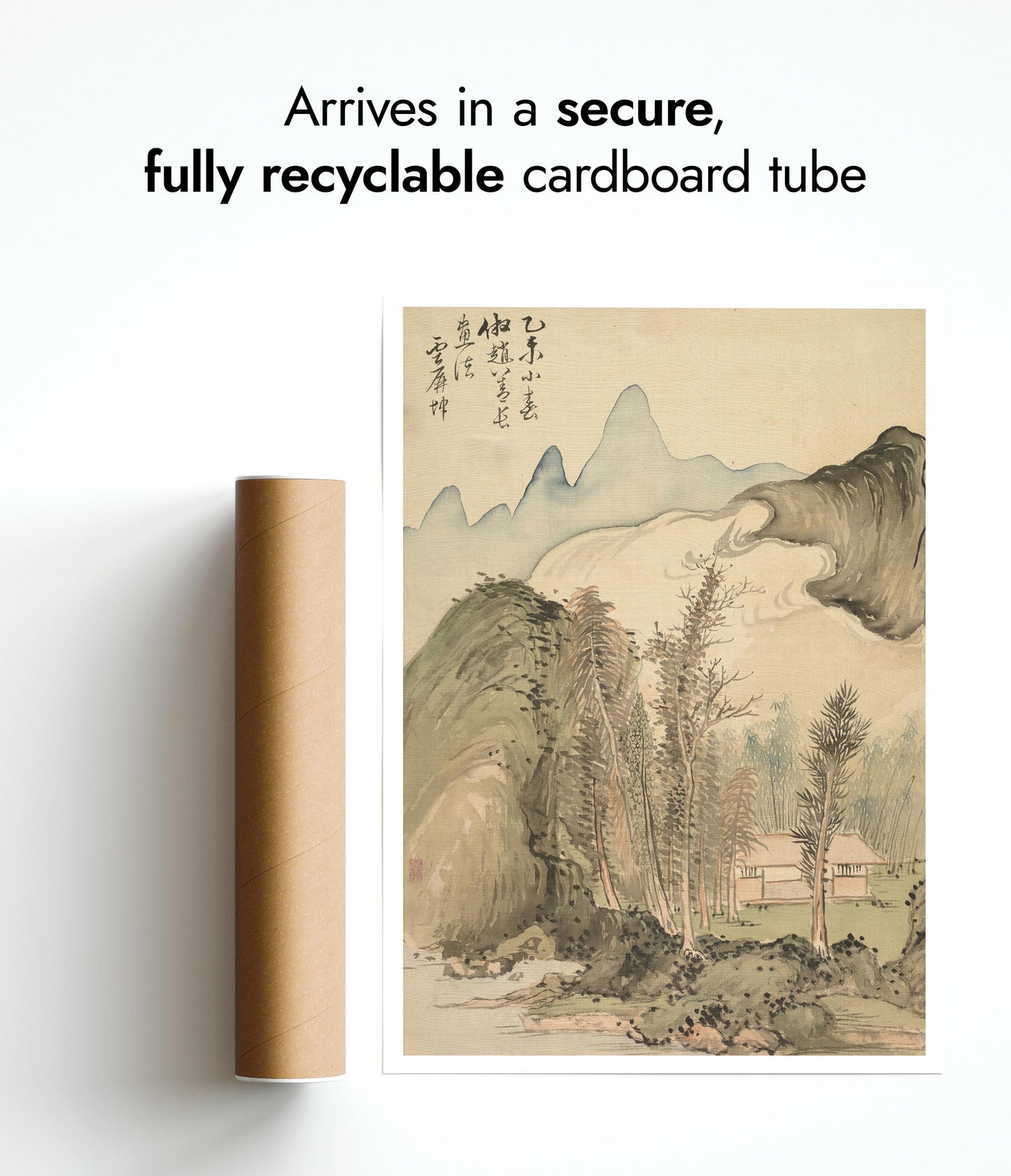 Hut Amidst the Trees