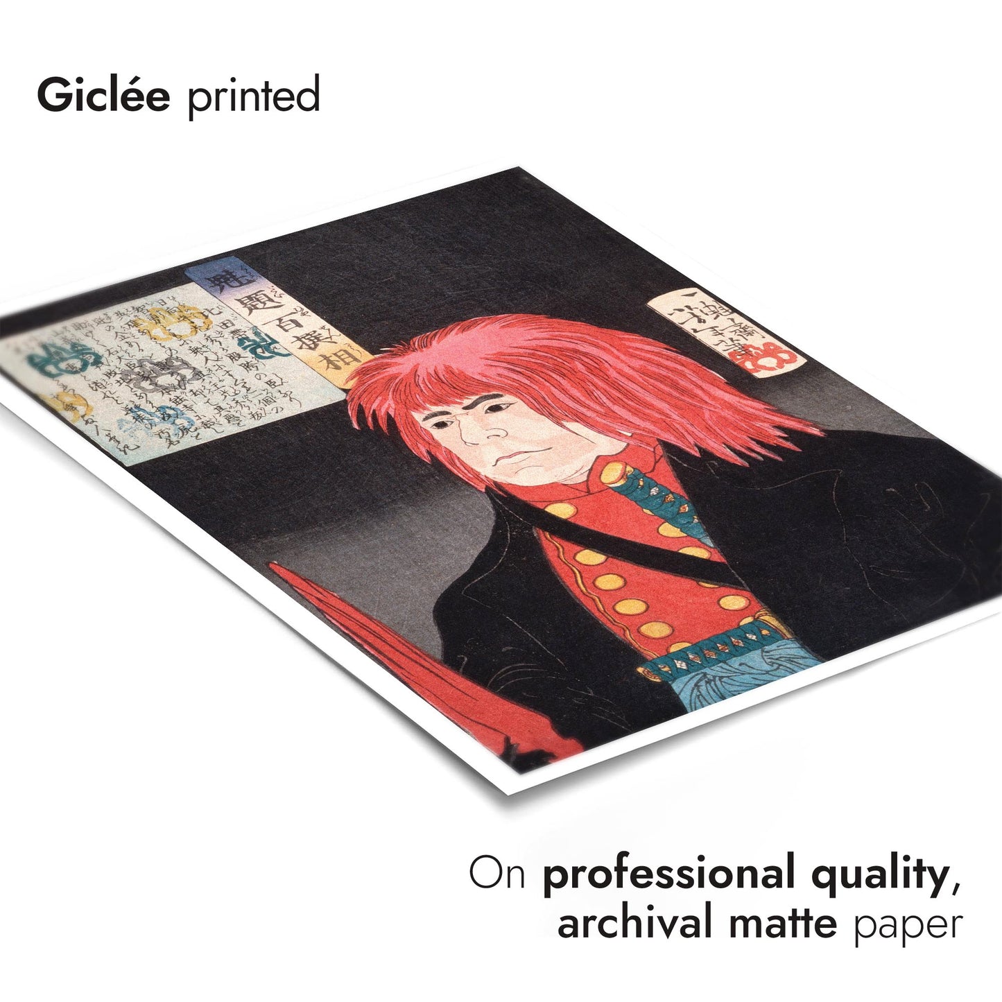 Hida no Tatewaki trägt eine rote Perücke