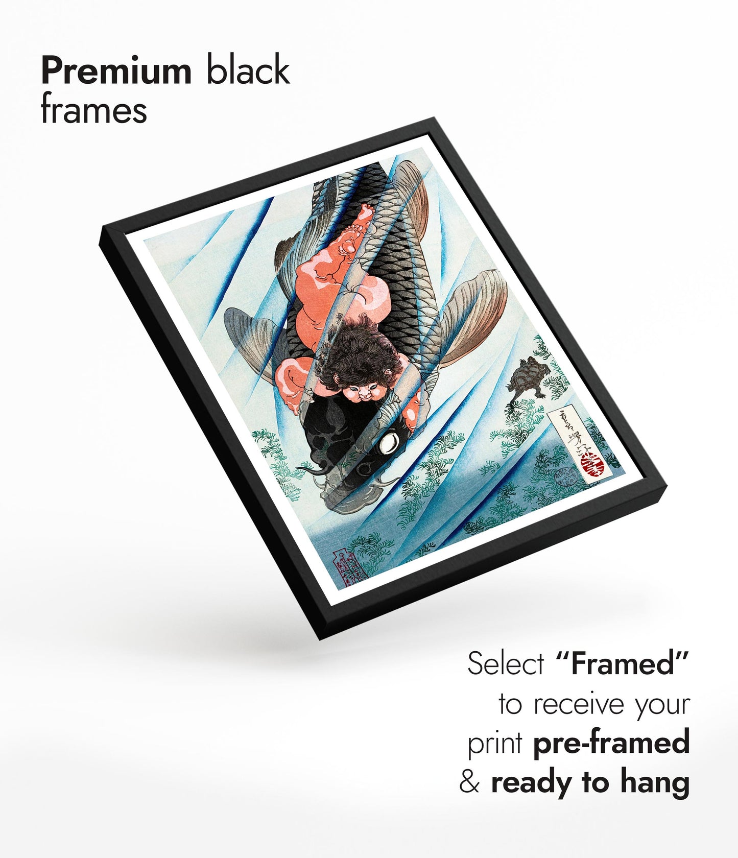 Kintaro grijpt de karper