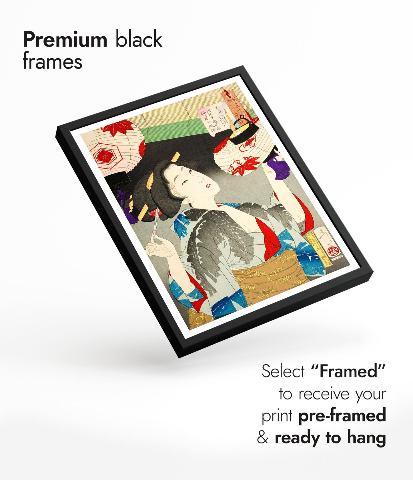 A Kyoto Waitress of the Meiji Era