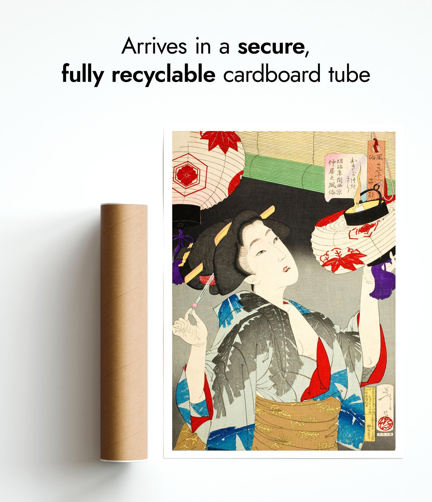 A Kyoto Waitress of the Meiji Era