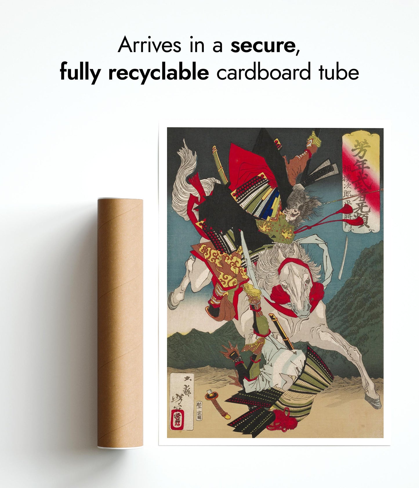 Homme sur un cheval blanc