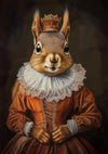Squirrel Queen print