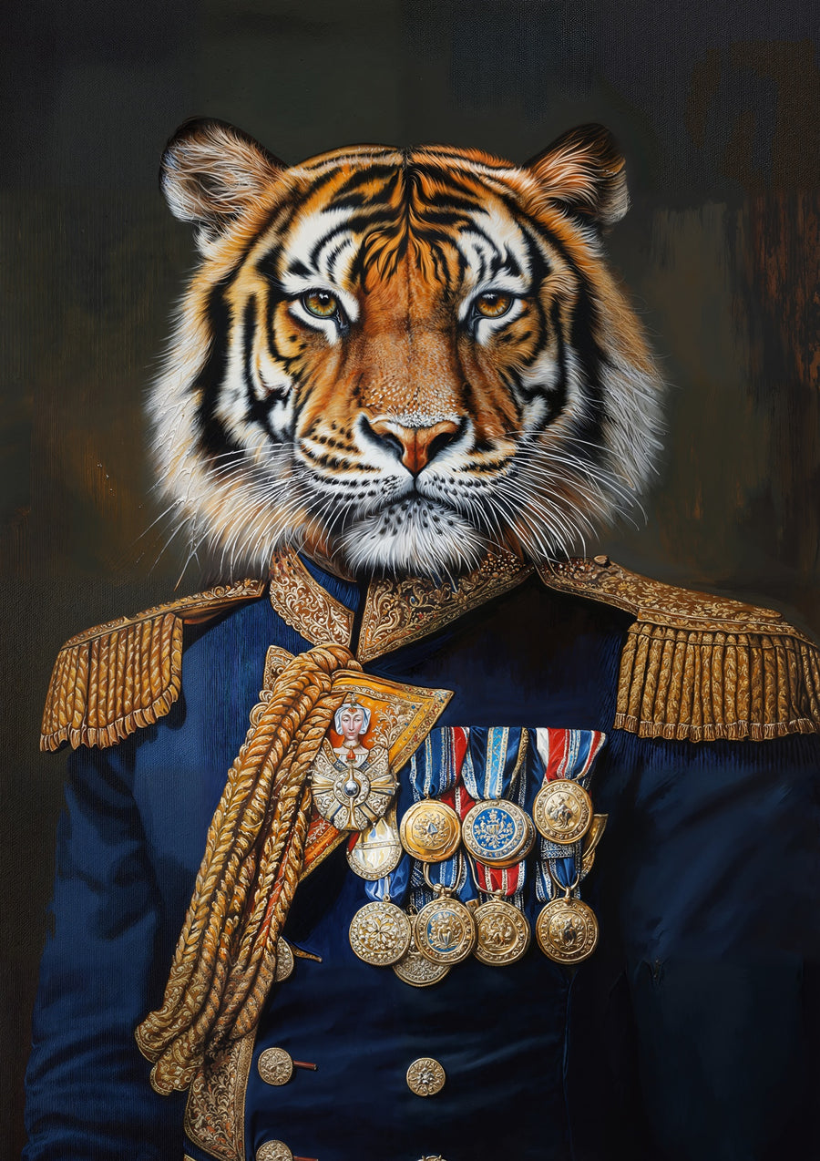 Tiger - Print Only frame