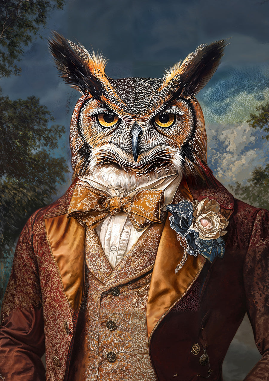 Owl - Print Only frame