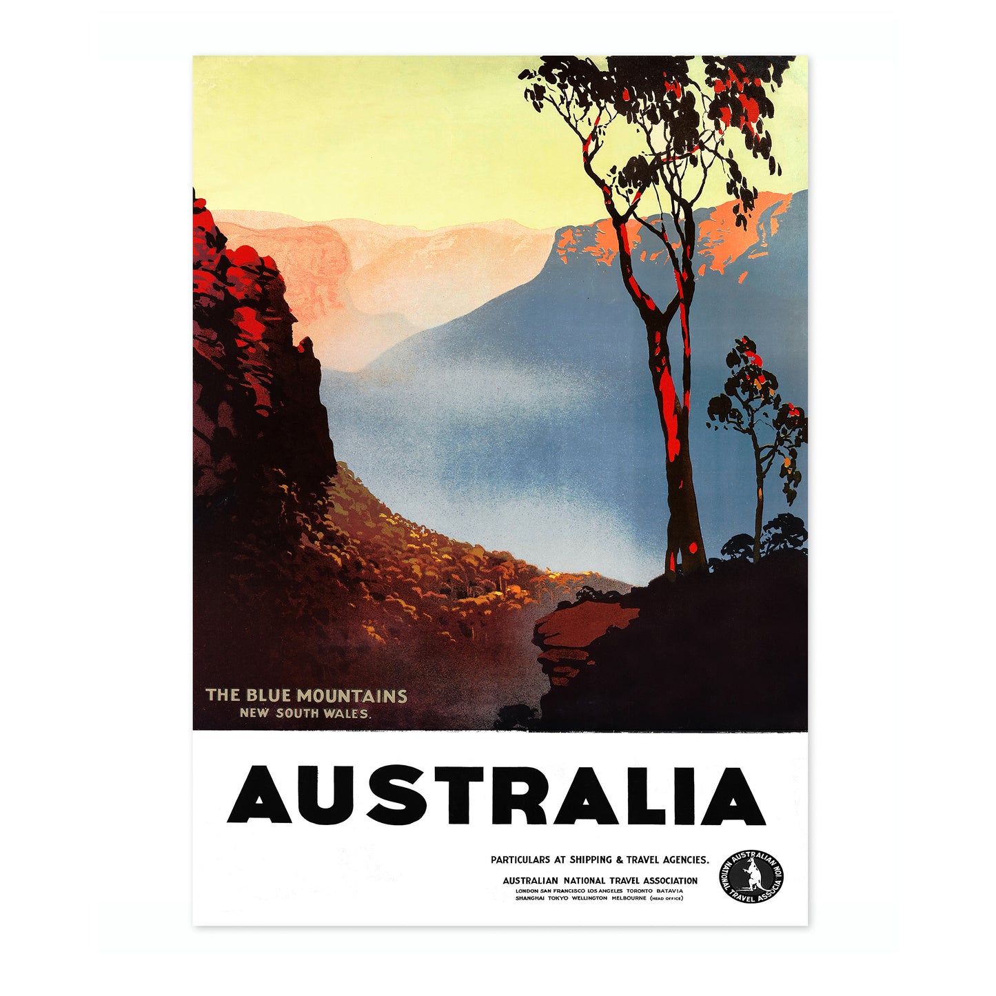 Blåbergen, Australien