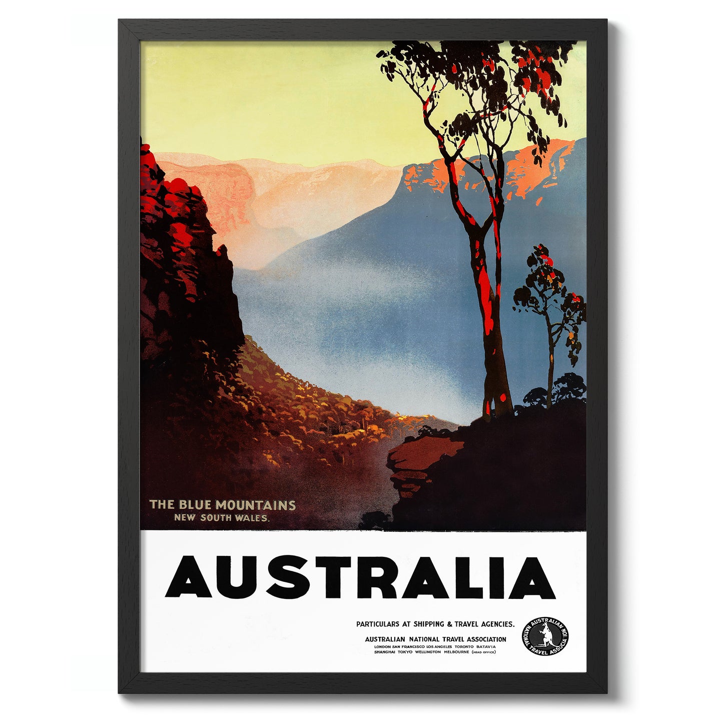 Blåbergen, Australien