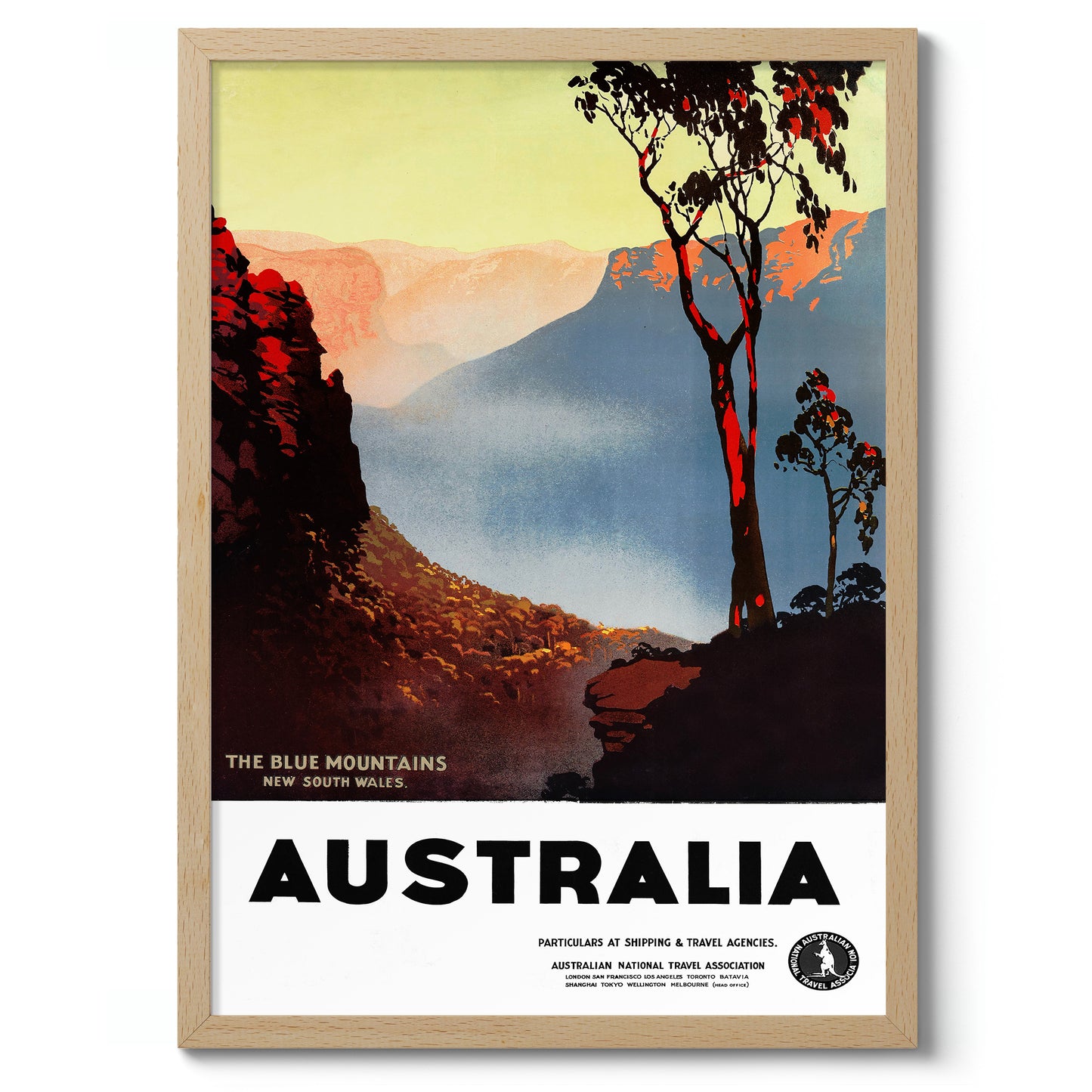 Blåbergen, Australien