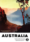 Blåbergen, Australien print