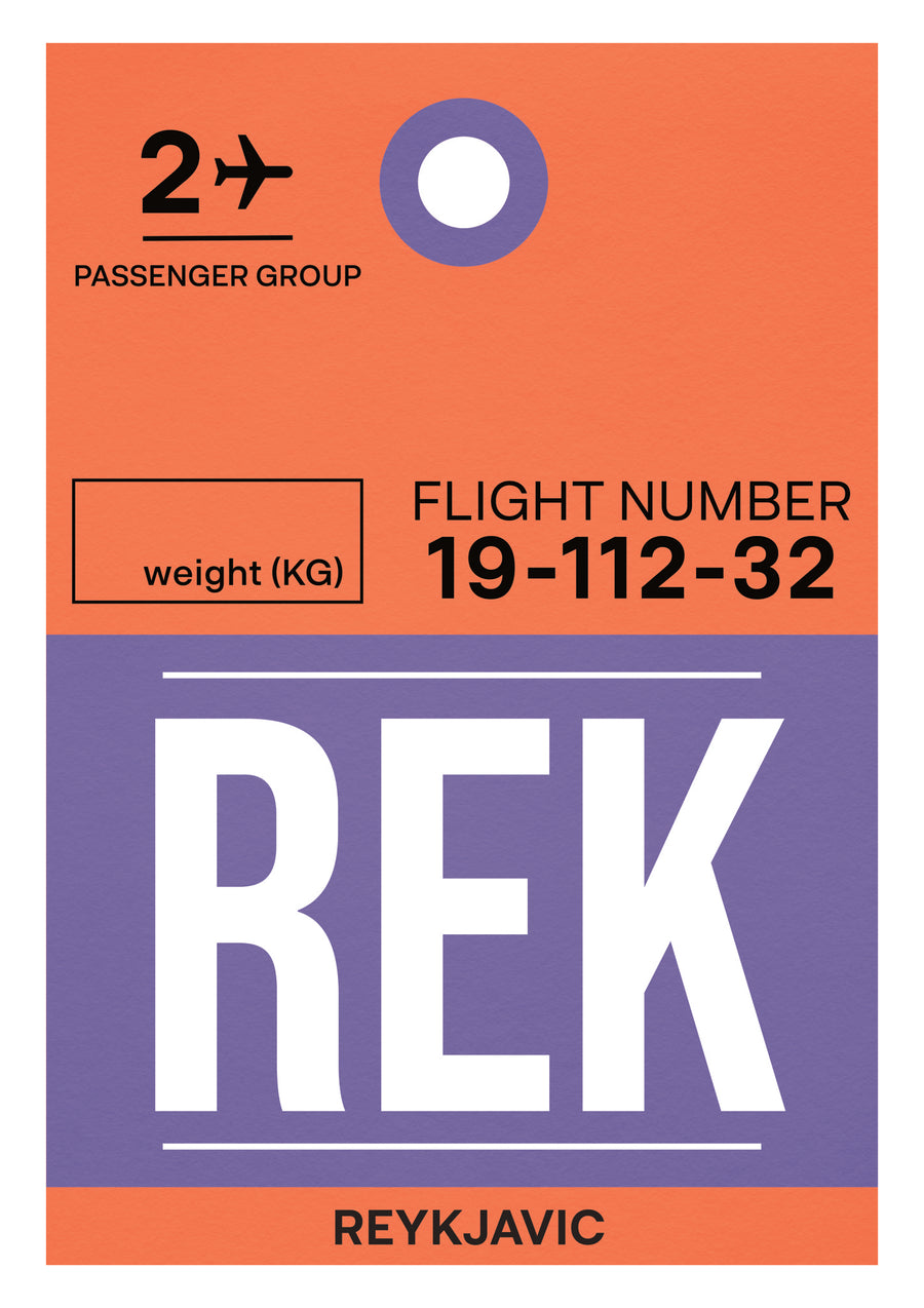 Reykjavik - Print Only frame