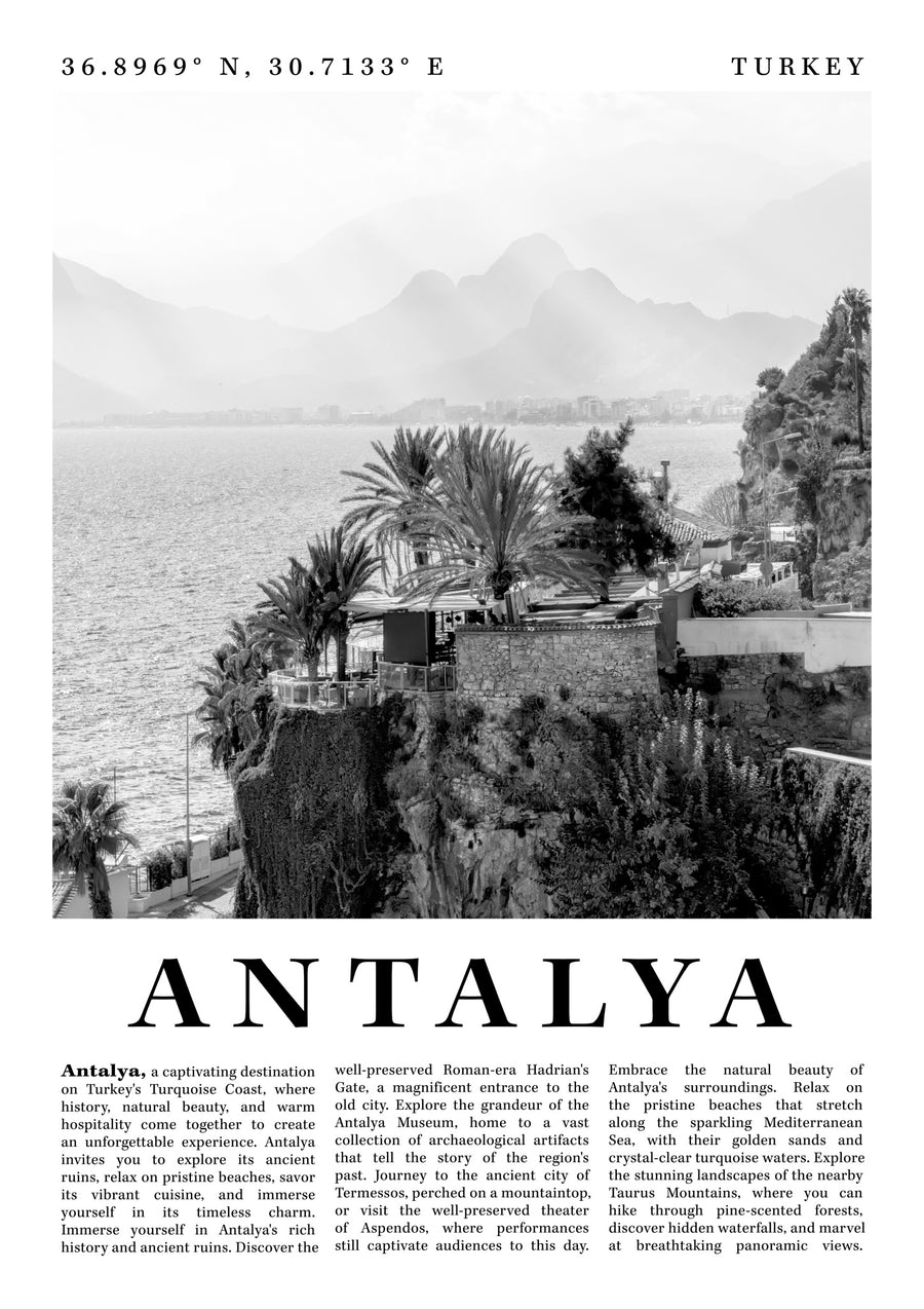 Antalya - Turquie - Print Only frame