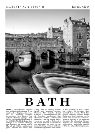 Bath - England print