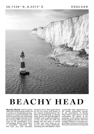 Beachy Head - England print