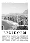 Benidorm - Spain print