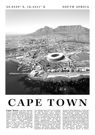 Kapstaden - Sydafrika print