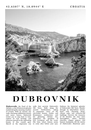 Dubrovnik - Kroatien print