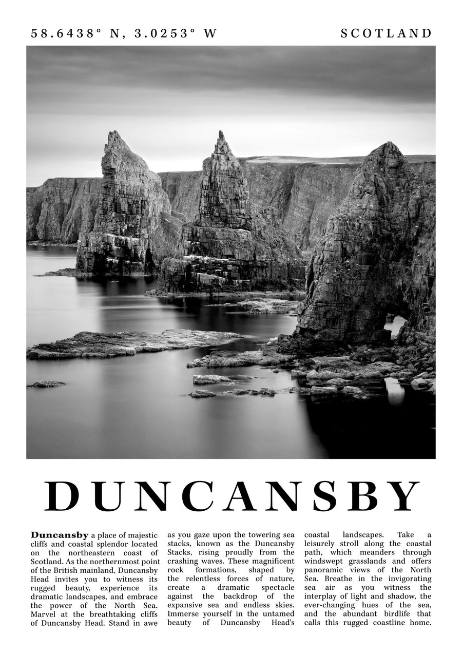 Duncansby - Écosse - Print Only frame