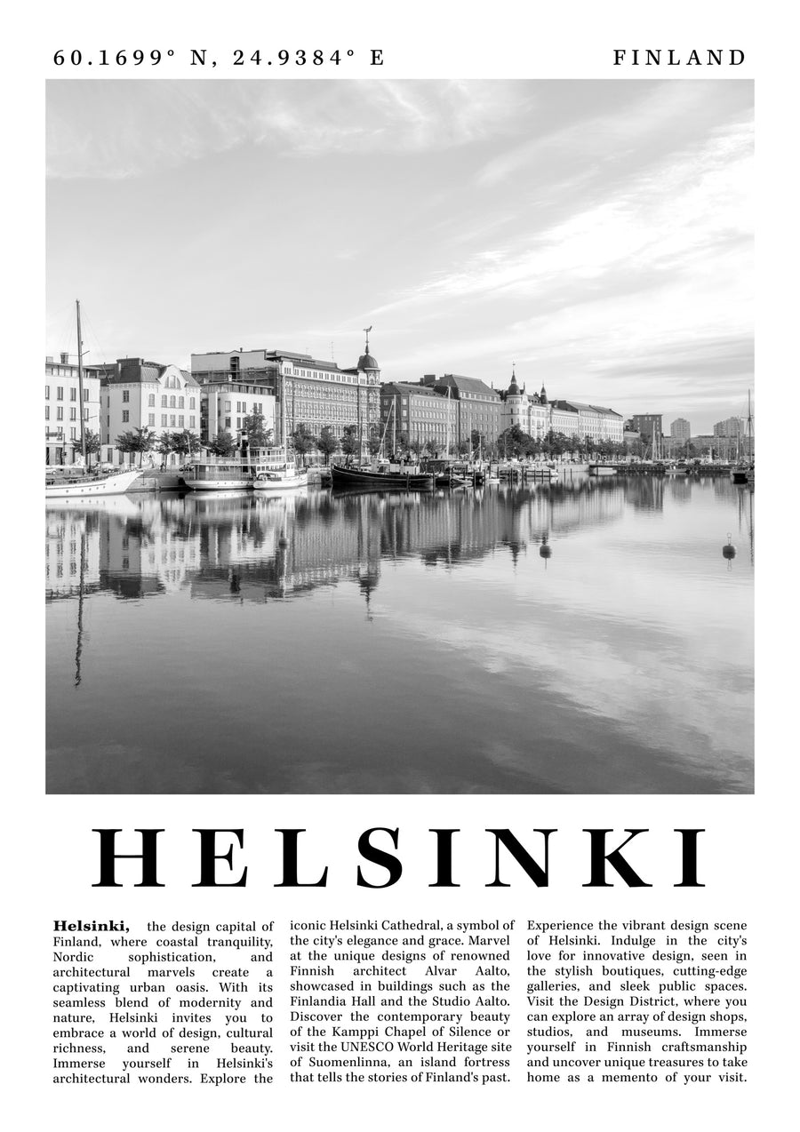 Helsingfors - Finland - Print Only frame