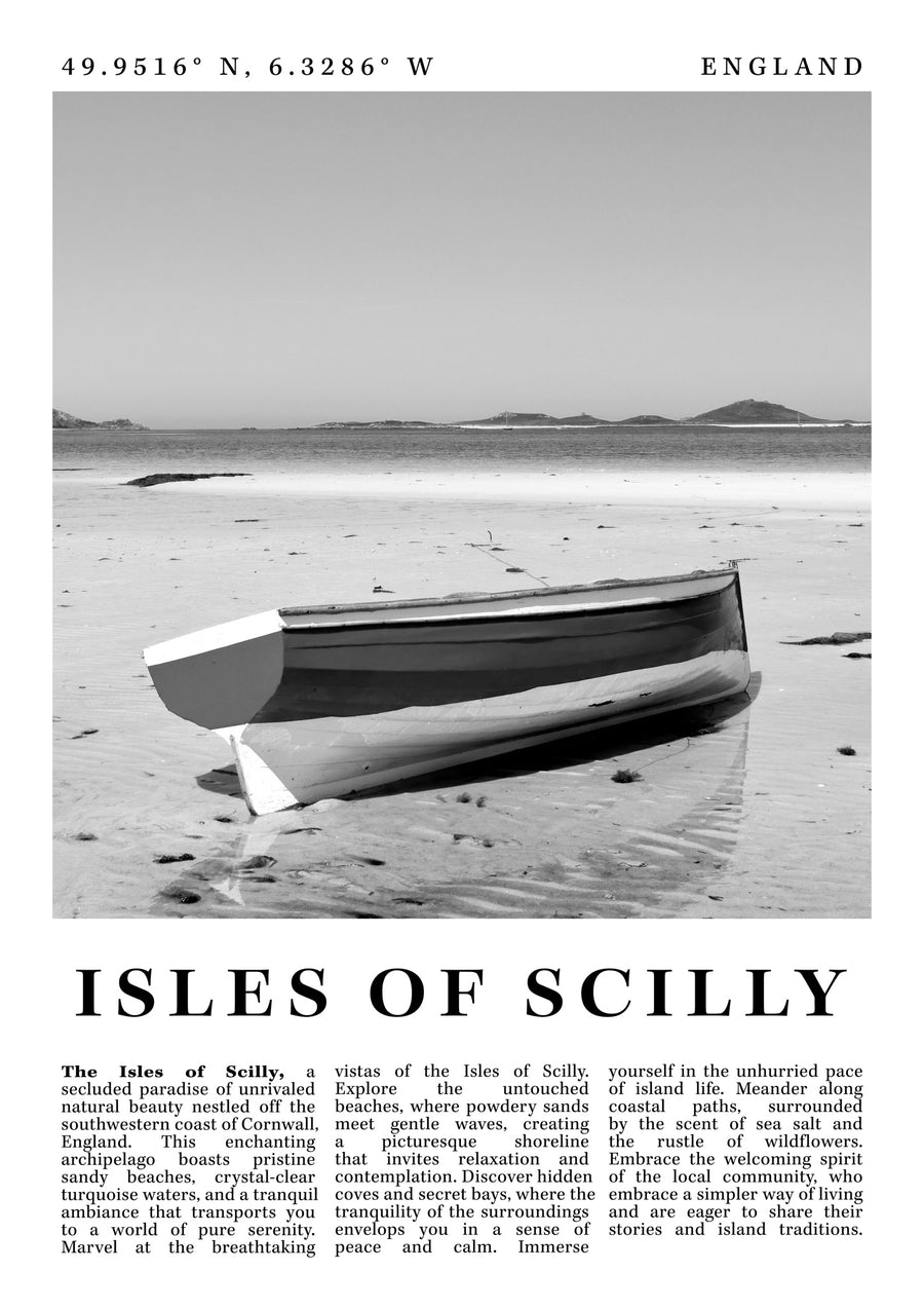 Eilanden van Scilly - Engeland - Print Only frame