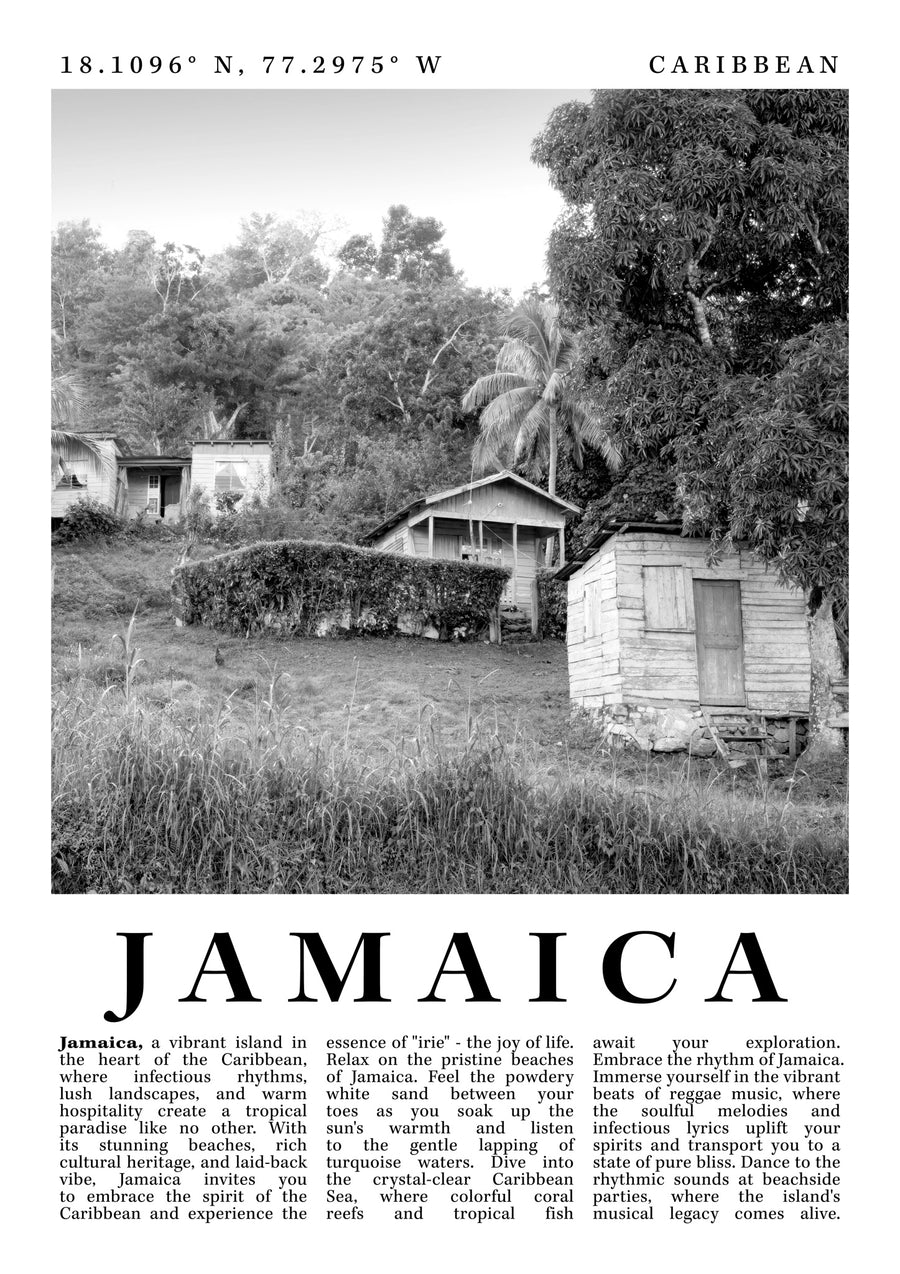 Jamaïque - Print Only frame