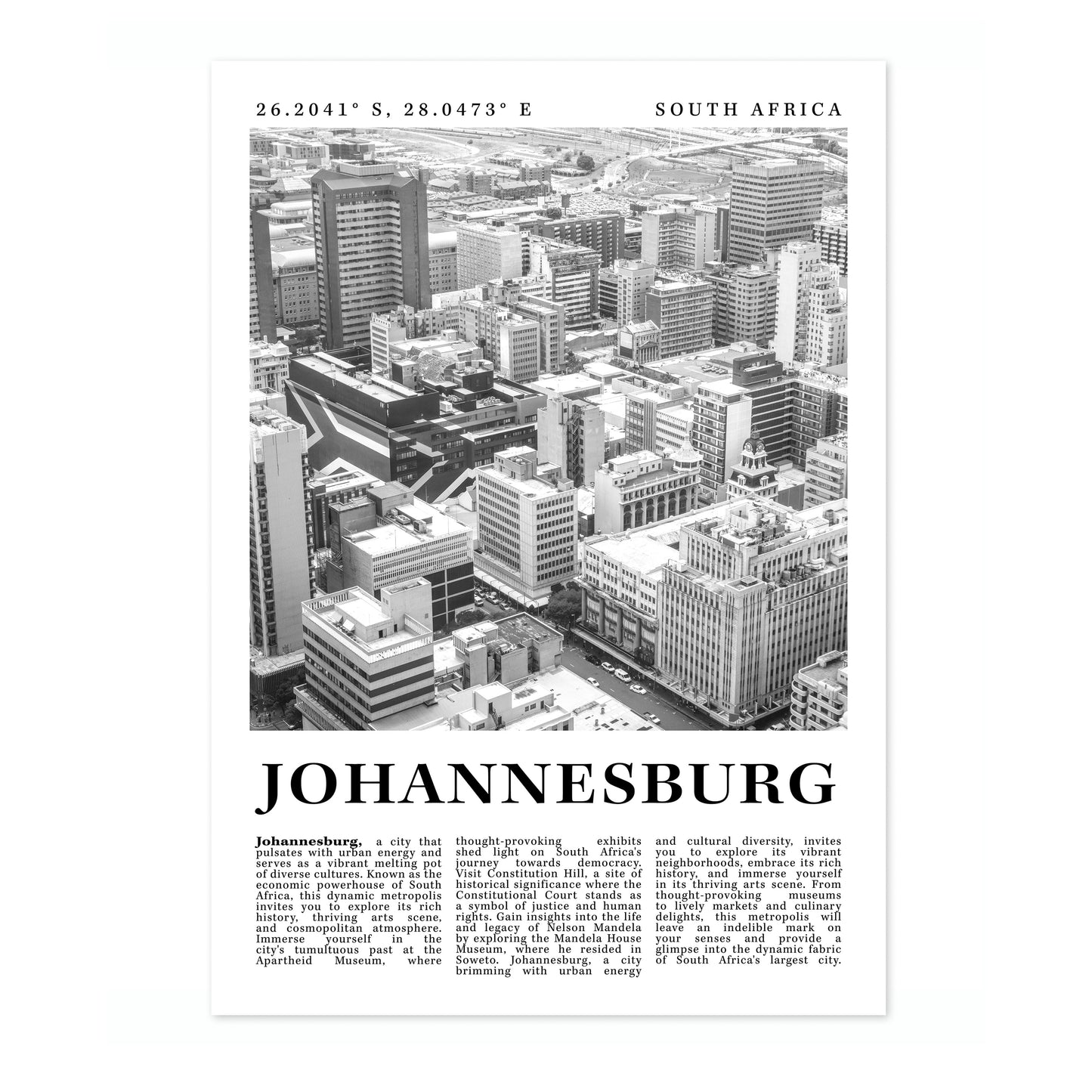 Johannesberg - Sydafrika
