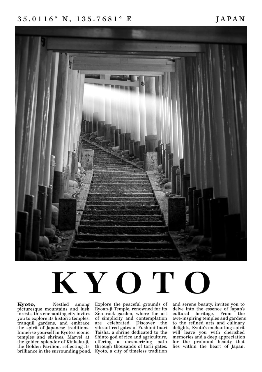 Kyoto - Japan - Print Only frame