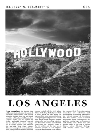 Los Angeles - USA print