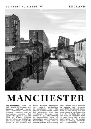 Manchester - England print