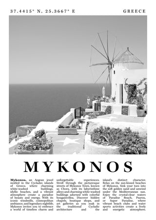 Mykonos - Greece print