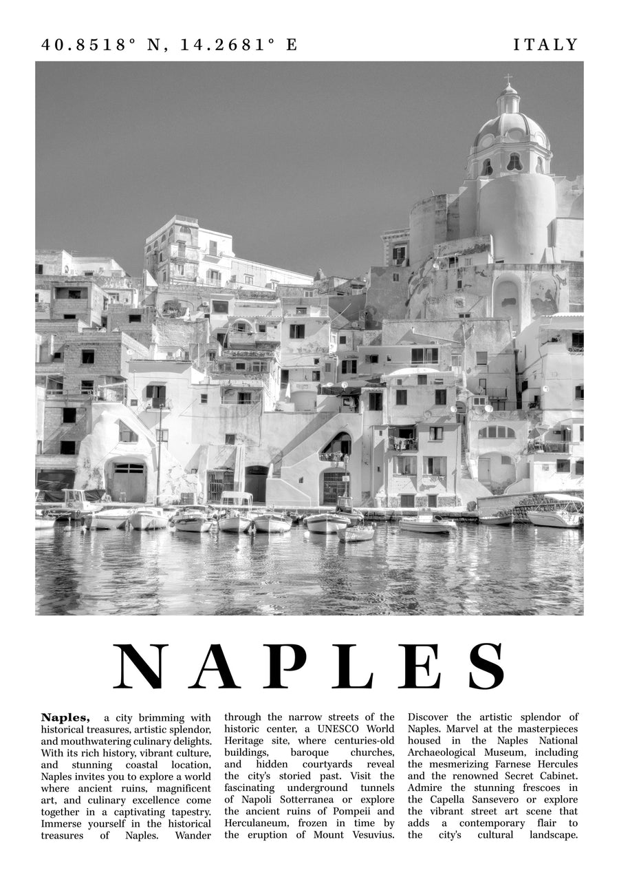 Naples - Italy - Print Only frame