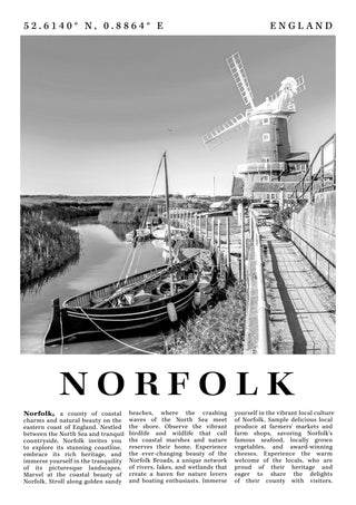 Norfolk - England print