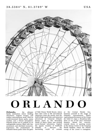 Orlando - USA print