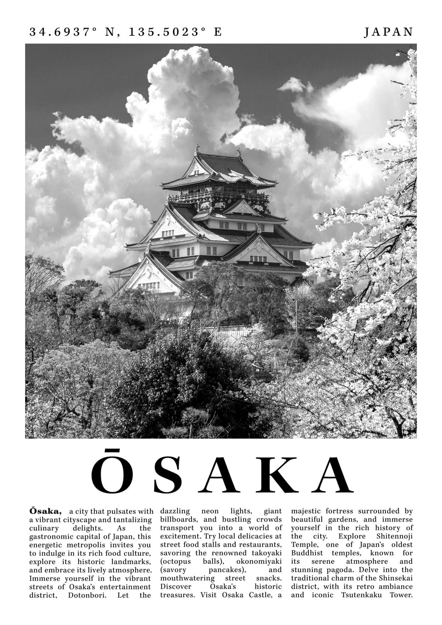 Osaka - Japan - Print Only frame