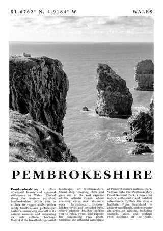 Pembrokeshire - Wales print