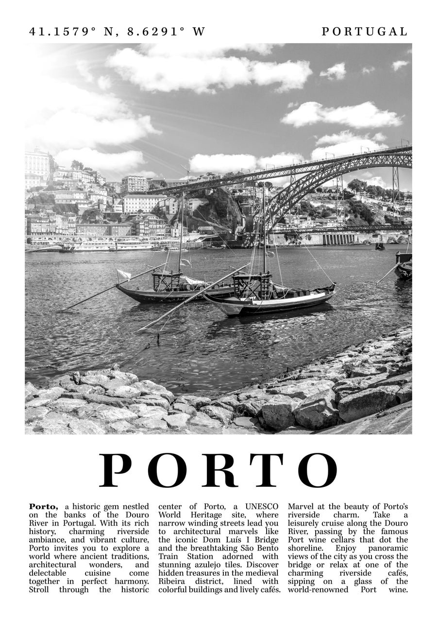 Porto - Portugal - Print Only frame