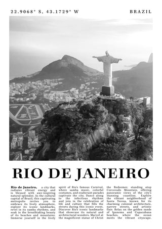 Rio de Janeiro - Brasilien print