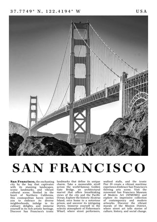 San Francisco - USA print