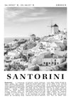 Santorini - Grekland print